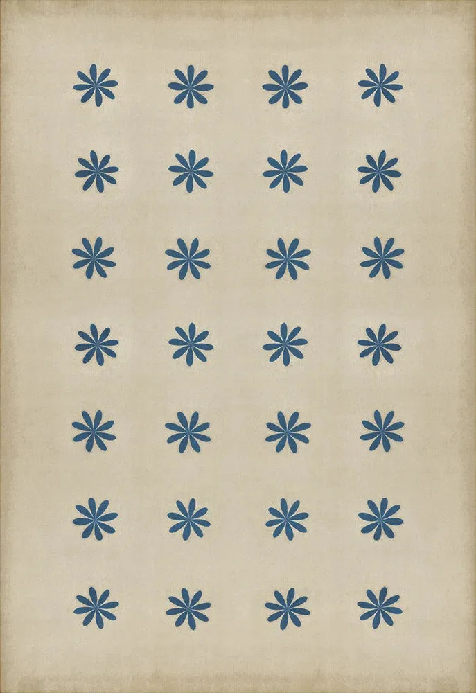 Pattern 48 "Cloche" Vinyl Floorcloth - Spicher & Co.