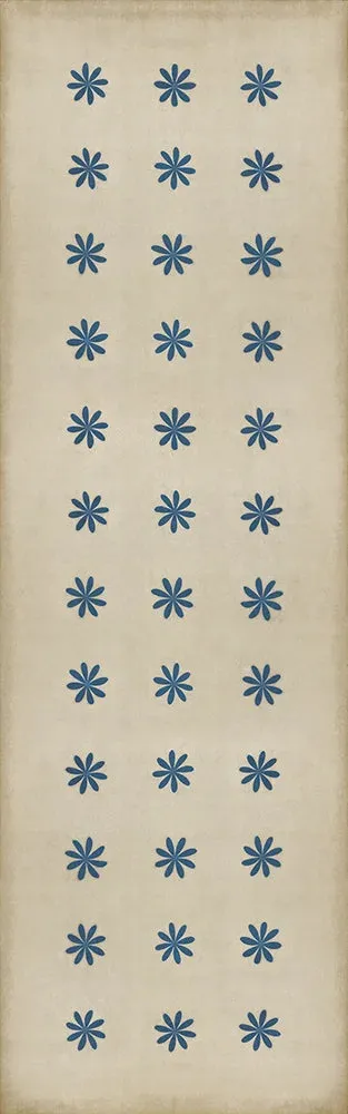 Pattern 48 "Cloche" Vinyl Floorcloth - Spicher & Co.