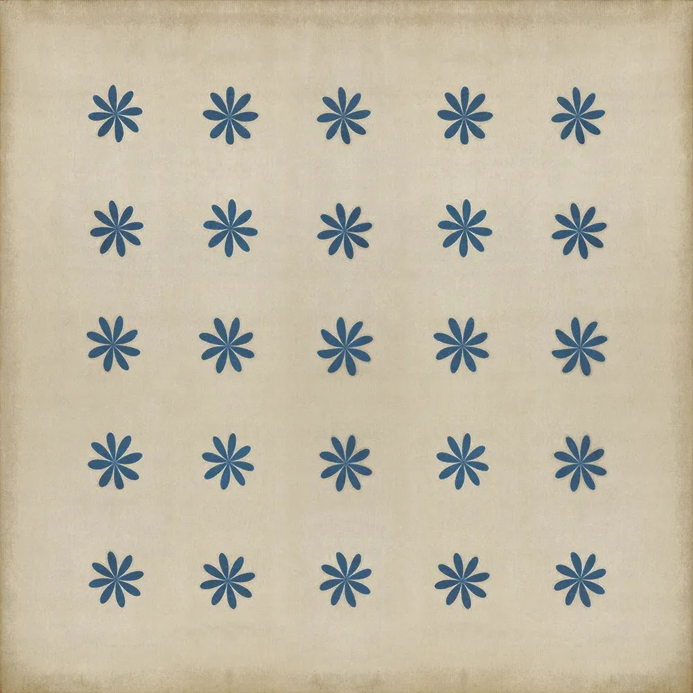Pattern 48 "Cloche" Vinyl Floorcloth - Spicher & Co.