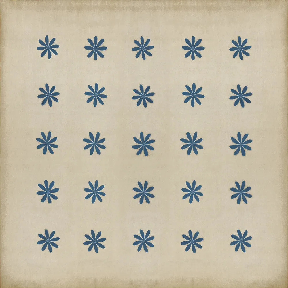 Pattern 48 "Cloche" Vinyl Floorcloth - Spicher & Co.
