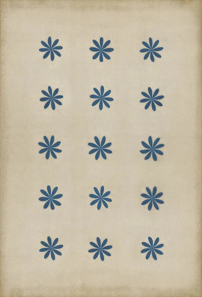 Pattern 48 "Cloche" Vinyl Floorcloth - Spicher & Co.