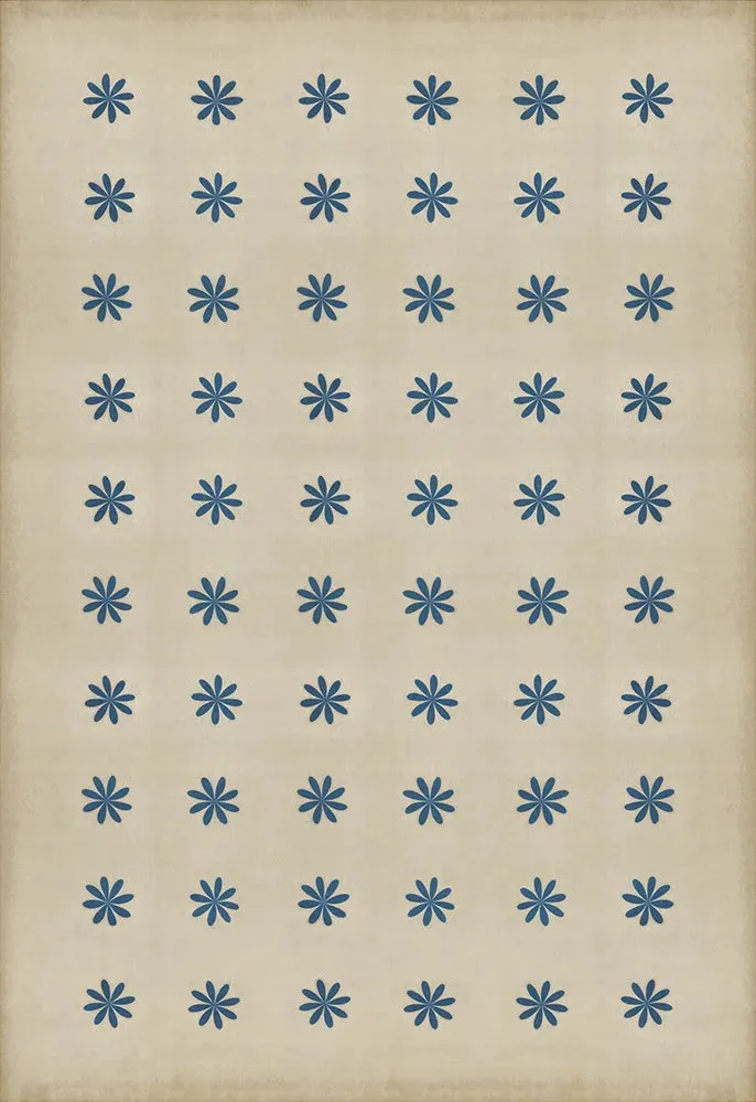 Pattern 48 "Cloche" Vinyl Floorcloth - Spicher & Co.