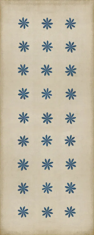 Pattern 48 "Cloche" Vinyl Floorcloth - Spicher & Co.
