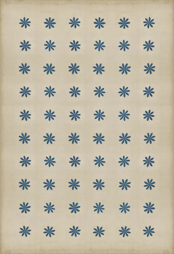Pattern 48 "Cloche" Vinyl Floorcloth - Spicher & Co.