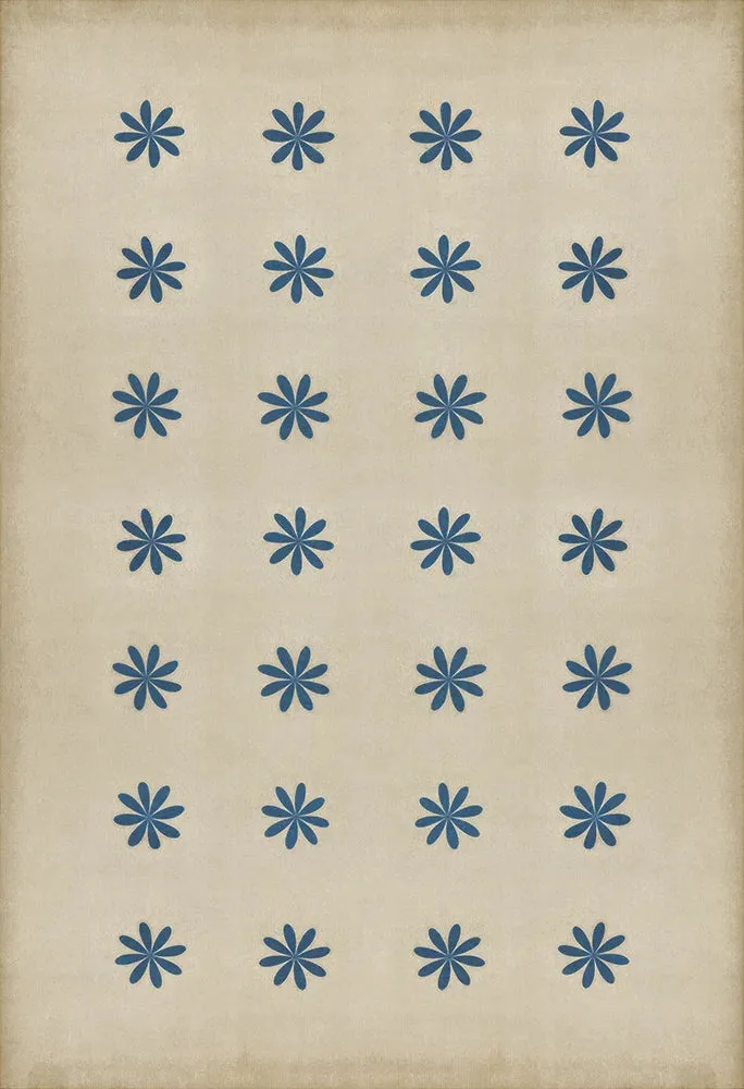Pattern 48 "Cloche" Vinyl Floorcloth - Spicher & Co.