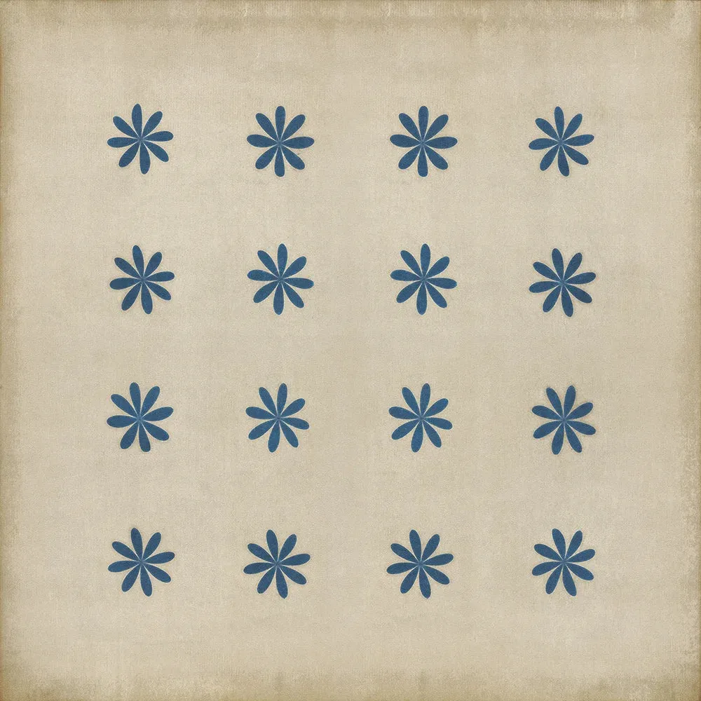 Pattern 48 "Cloche" Vinyl Floorcloth - Spicher & Co.