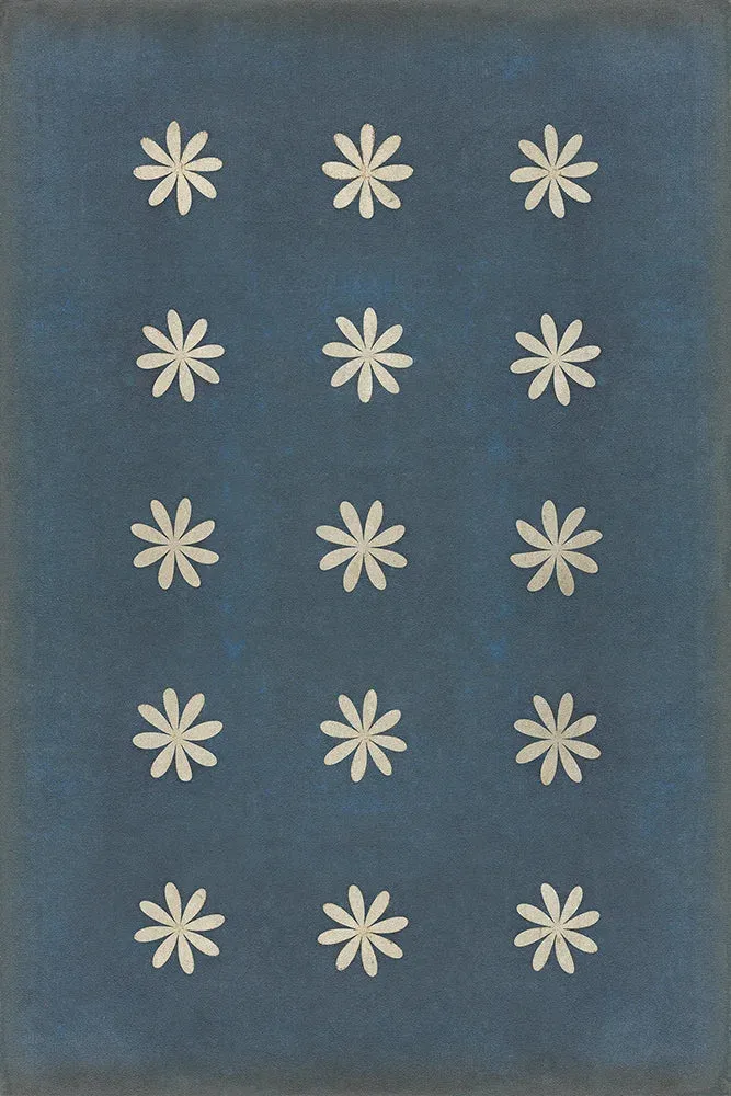 Pattern 48 "Kibbutz" Vinyl Floorcloth - Spicher & Co.
