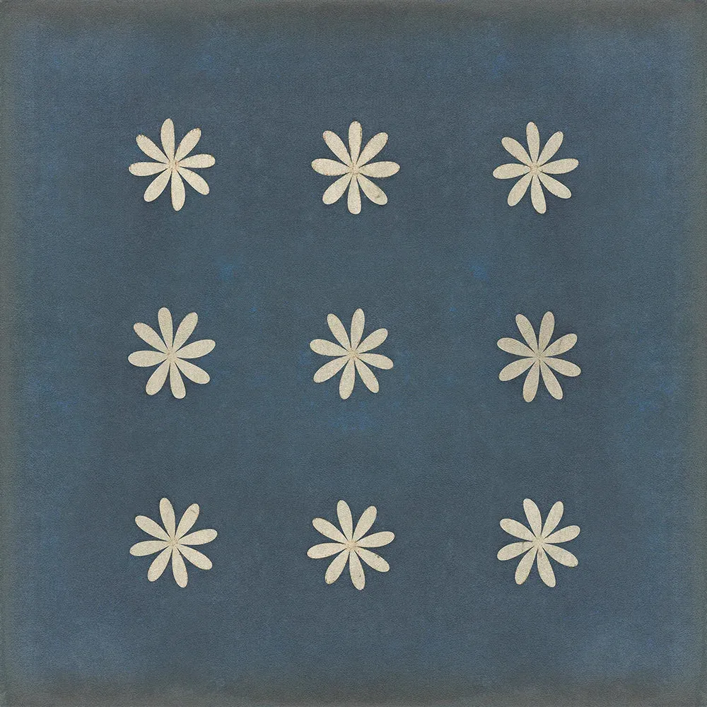 Pattern 48 "Kibbutz" Vinyl Floorcloth - Spicher & Co.
