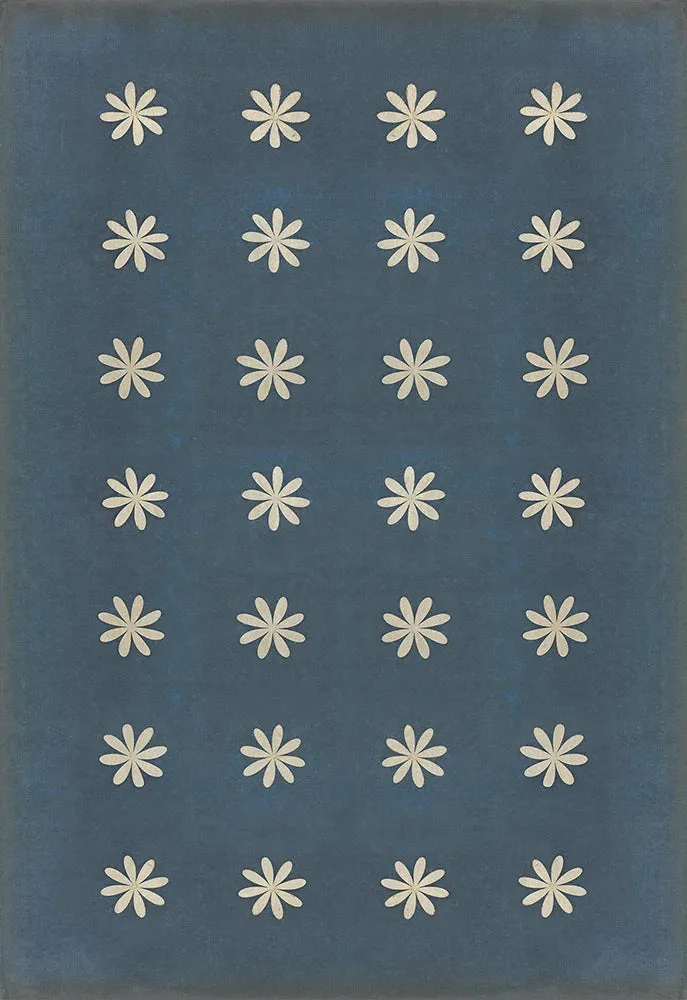 Pattern 48 "Kibbutz" Vinyl Floorcloth - Spicher & Co.