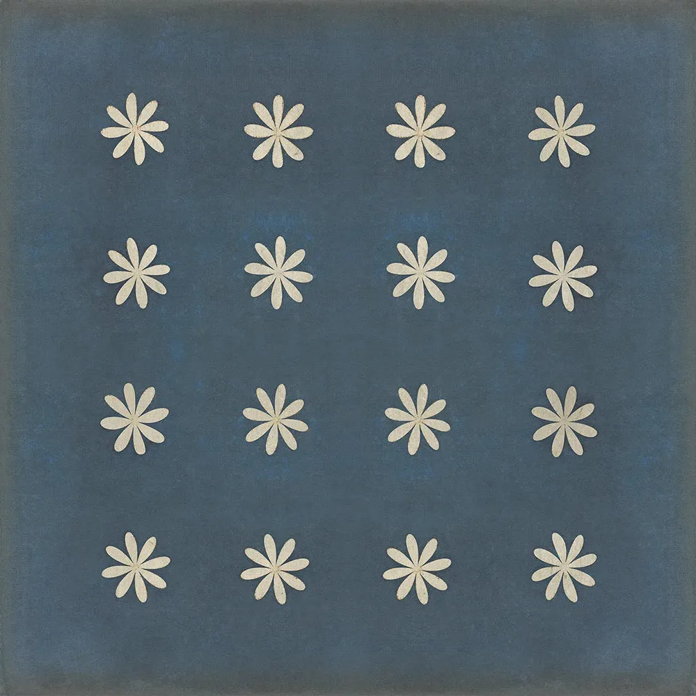 Pattern 48 "Kibbutz" Vinyl Floorcloth - Spicher & Co.