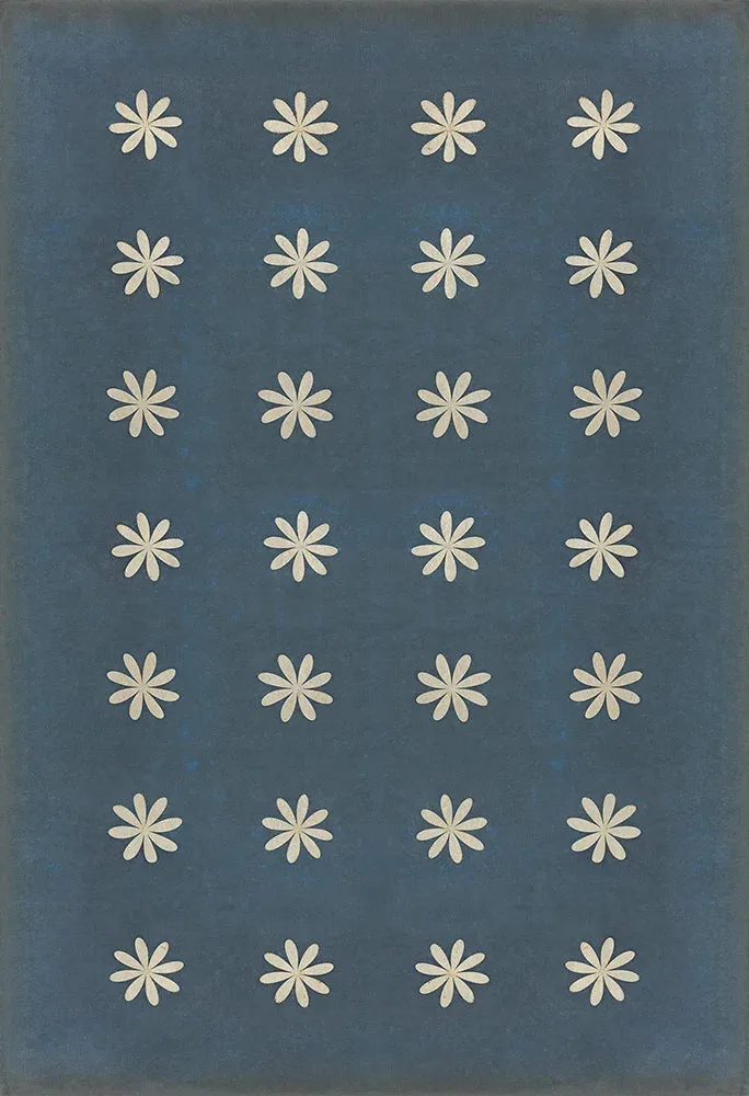 Pattern 48 "Kibbutz" Vinyl Floorcloth - Spicher & Co.