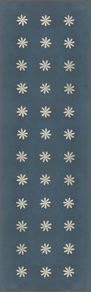 Pattern 48 "Kibbutz" Vinyl Floorcloth - Spicher & Co.