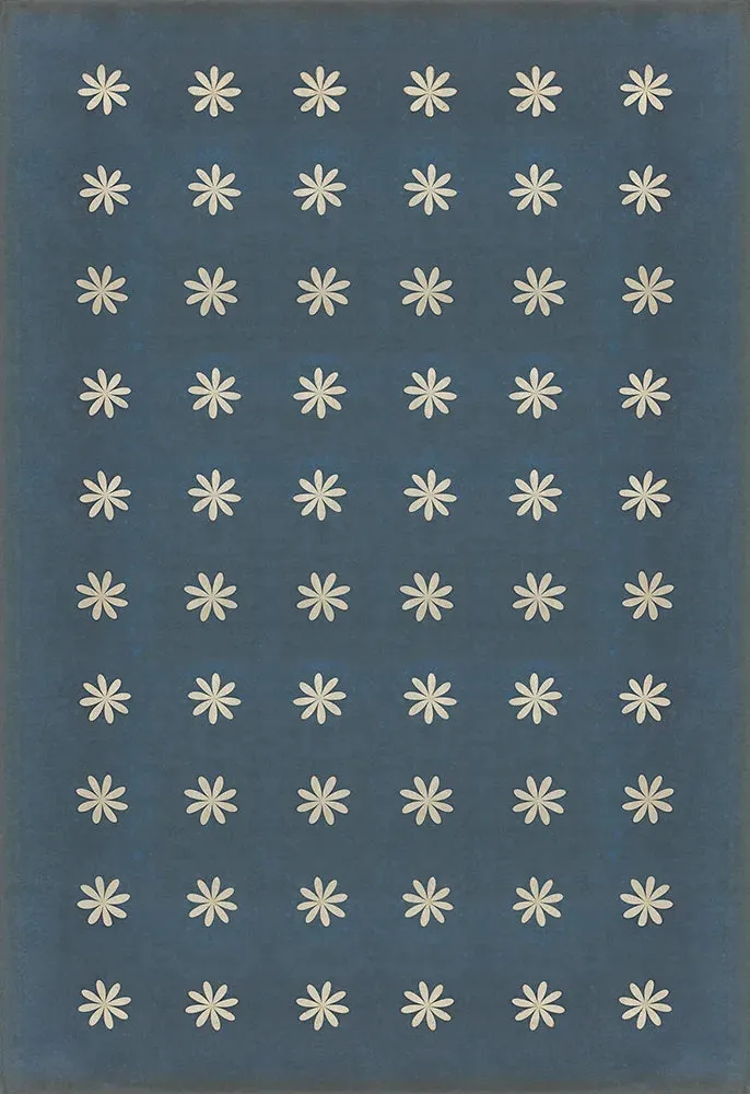 Pattern 48 "Kibbutz" Vinyl Floorcloth - Spicher & Co.
