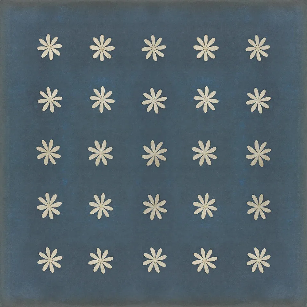 Pattern 48 "Kibbutz" Vinyl Floorcloth - Spicher & Co.