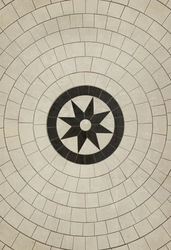 Pattern 58 "Leonine" Vinyl Floorcloth - Spicher & Co.