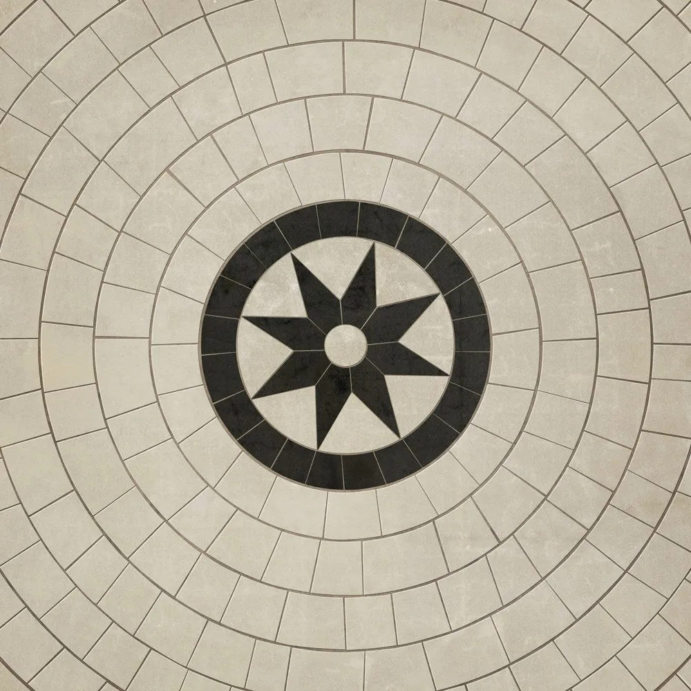 Pattern 58 "Leonine" Vinyl Floorcloth - Spicher & Co.