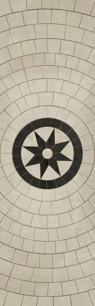 Pattern 58 "Leonine" Vinyl Floorcloth - Spicher & Co.