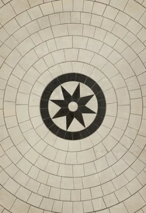 Pattern 58 "Leonine" Vinyl Floorcloth - Spicher & Co.