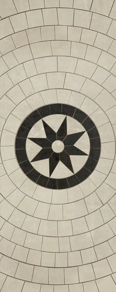 Pattern 58 "Leonine" Vinyl Floorcloth - Spicher & Co.