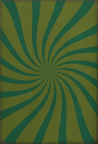 Pattern 59 "Salt Water Taffy" Vinyl Floorcloth - Spicher & Co.