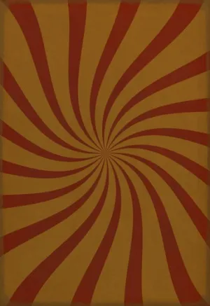 Pattern 59 "Solar Flare" Vinyl Floorcloth - Spicher & Co.
