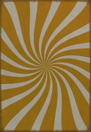 Pattern 59 "Sunshine" Vinyl Floorcloth - Spicher & Co.