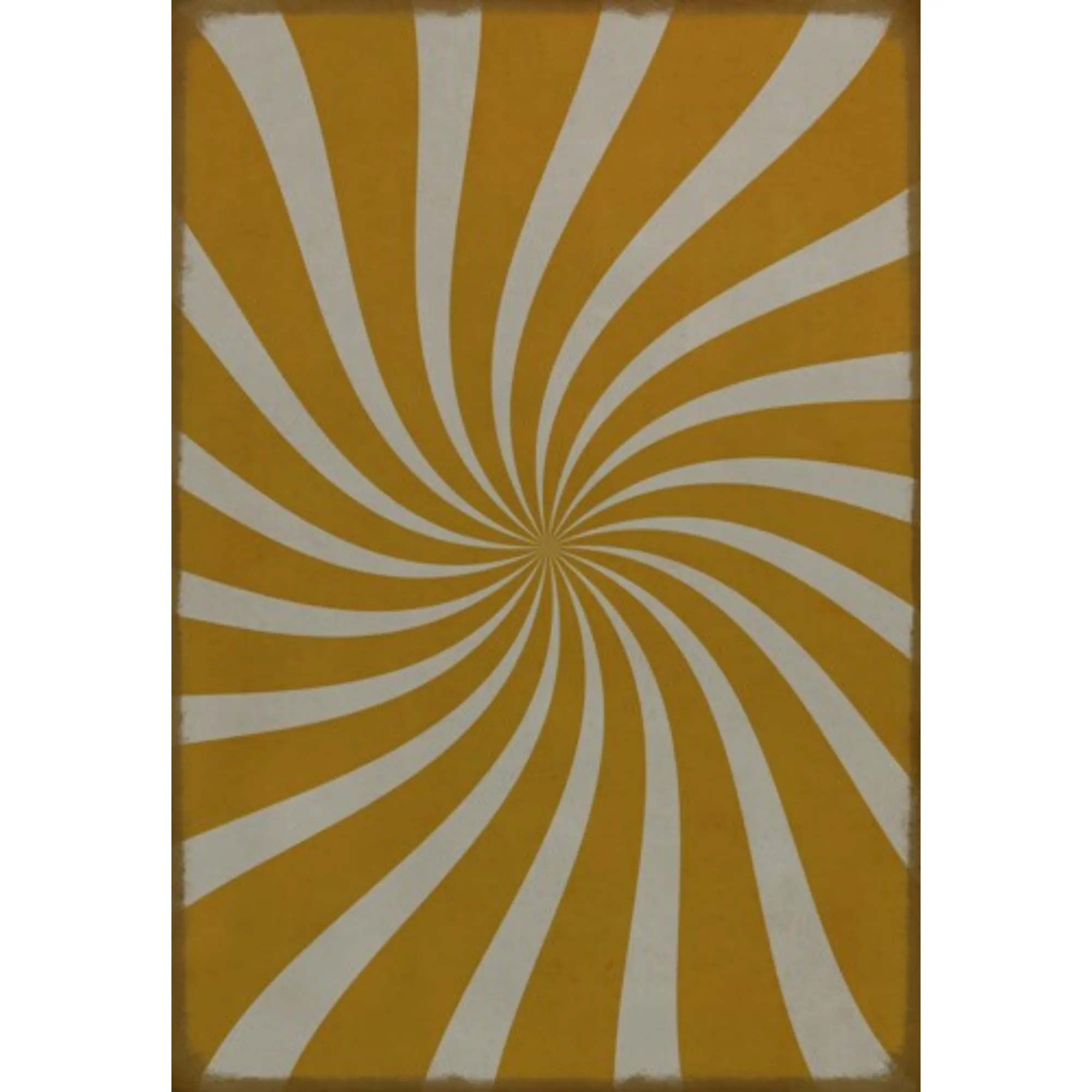 Pattern 59 "Sunshine" Vinyl Floorcloth - Spicher & Co.