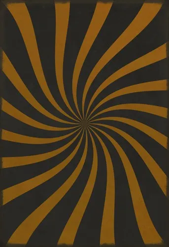 Pattern 59 "Vertigo" Vinyl Floorcloth - Spicher & Co.