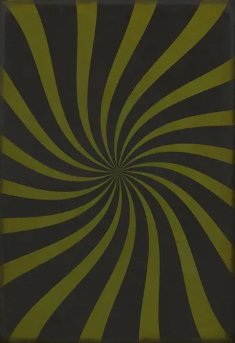Pattern 59 "Vortex" Vinyl Floorcloth - Spicher & Co.