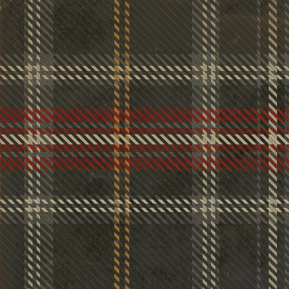Pattern 67 "Forth Bridge" Vinyl Floorcloth - Spicher & Co.