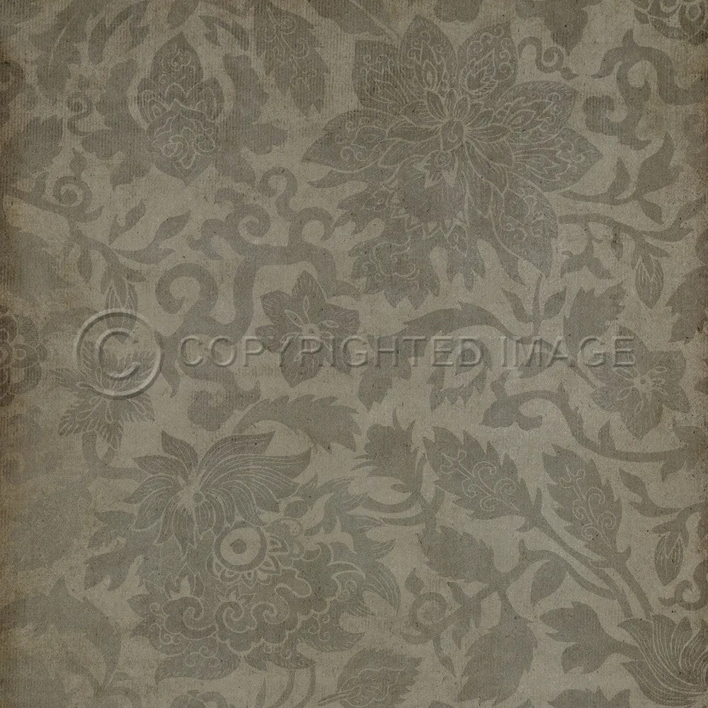 Pattern 71 "East China Sea" Vinyl Floorcloth - Spicher & Co.