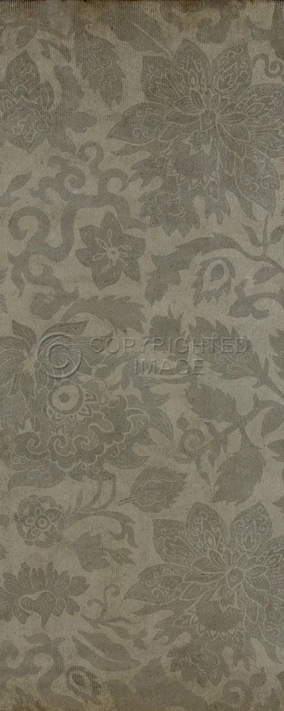 Pattern 71 "East China Sea" Vinyl Floorcloth - Spicher & Co.
