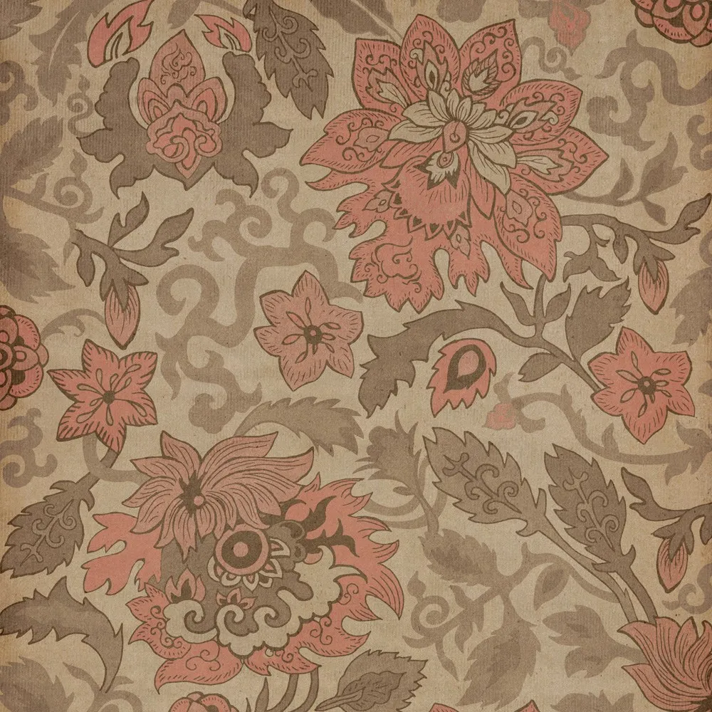 Pattern 71 "Kyoto" Vinyl Floorcloth - Spicher & Co.