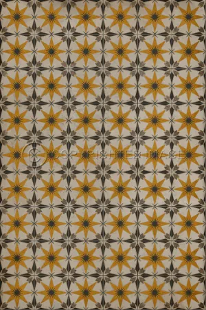 Pattern 72 "Raconteur" Vinyl Floorcloth - Spicher & Co.