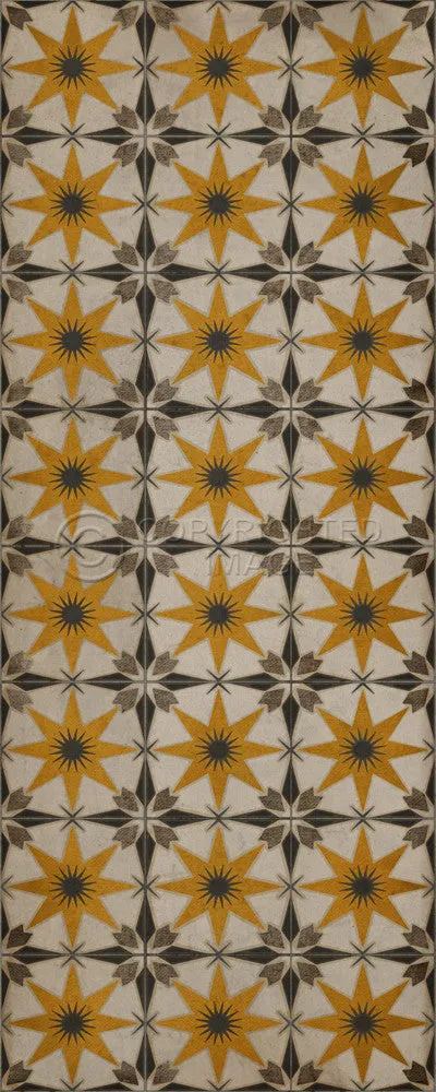 Pattern 72 "Raconteur" Vinyl Floorcloth - Spicher & Co.