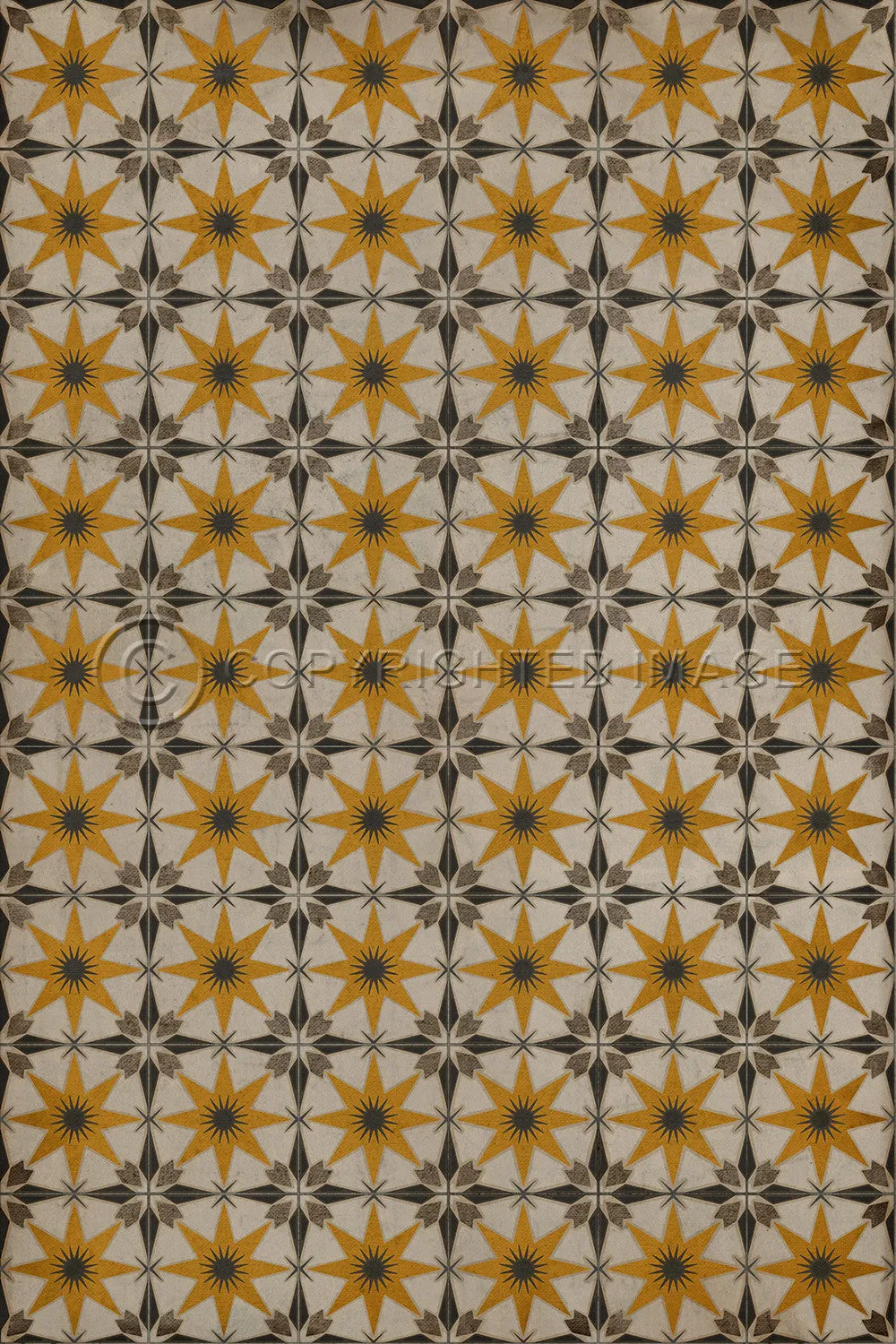 Pattern 72 "Raconteur" Vinyl Floorcloth - Spicher & Co.
