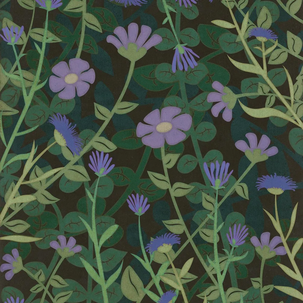 Pattern 73 "Thumbelina" Vinyl Floorcloth - Spicher & Co.