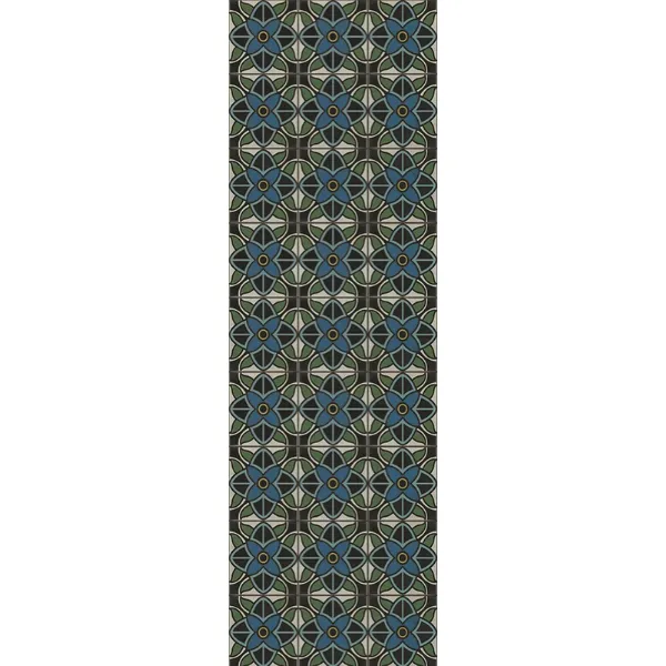 Pattern 80 "Judy Garland" Vinyl Floorcloth - Spicher & Co.