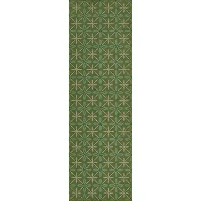 Pattern 81 "Downtown Diner" Vinyl Floorcloth - Spicher & Co.