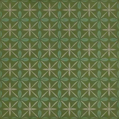 Pattern 81 "Downtown Diner" Vinyl Floorcloth - Spicher & Co.