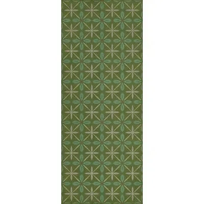 Pattern 81 "Downtown Diner" Vinyl Floorcloth - Spicher & Co.