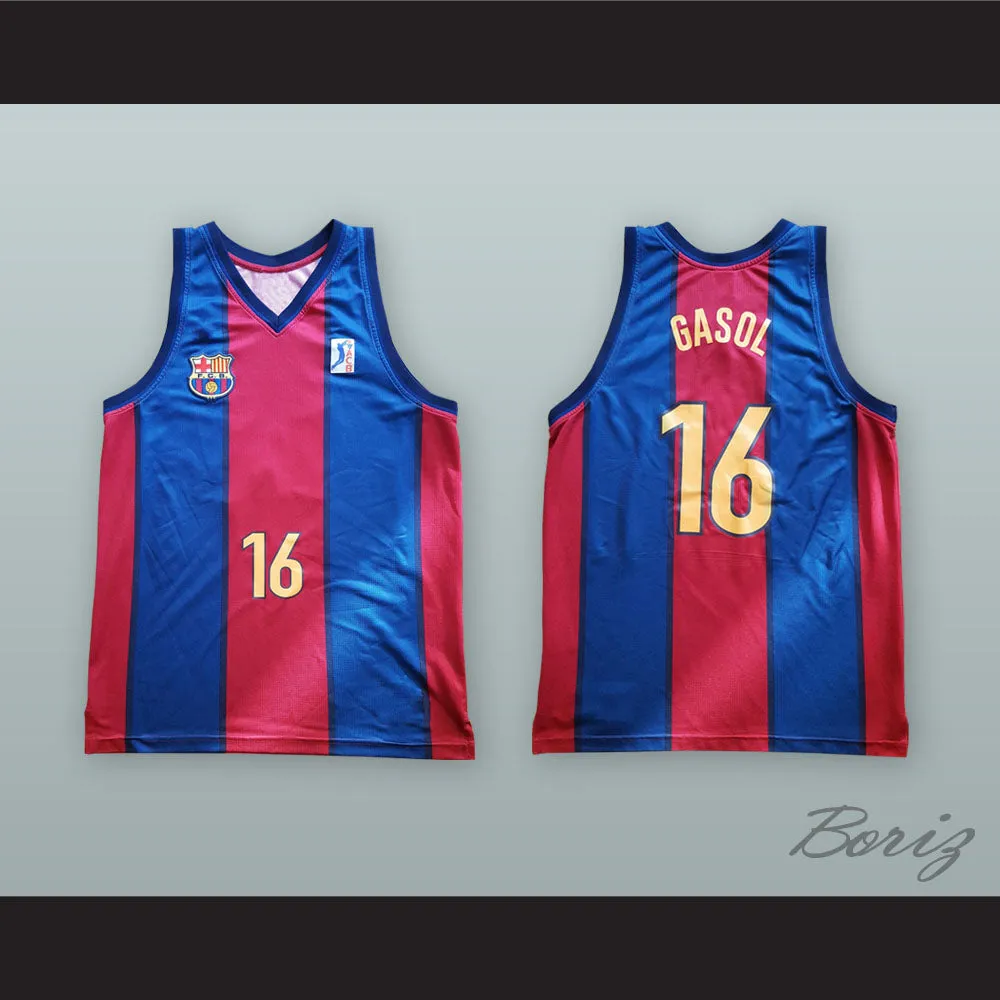 Pau Gasol 16 FC Barcelona Basketball Jersey