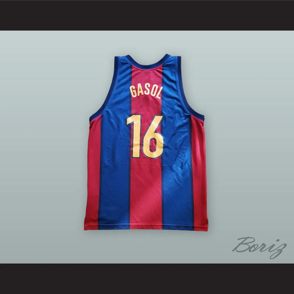 Pau Gasol 16 FC Barcelona Basketball Jersey