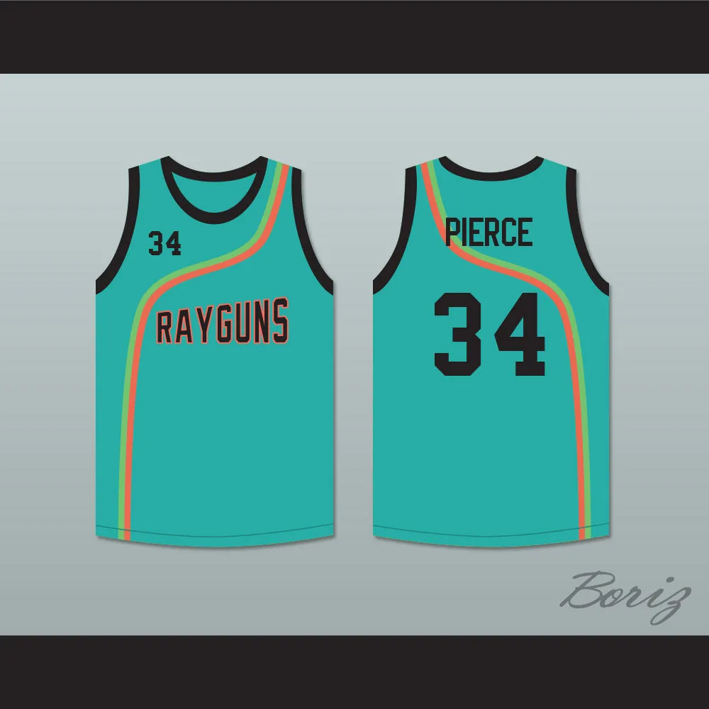 Paul Pierce 34 Roswell Rayguns Teal Basketball Jersey