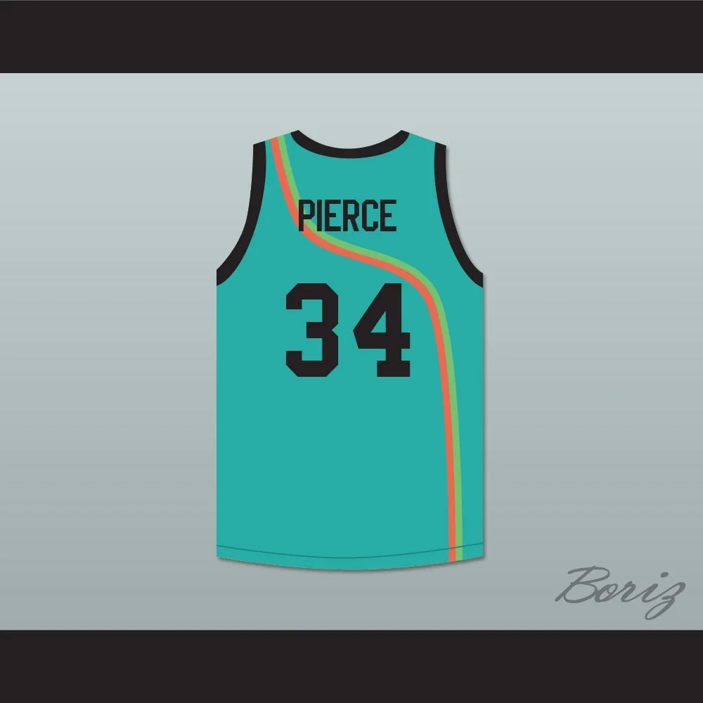 Paul Pierce 34 Roswell Rayguns Teal Basketball Jersey
