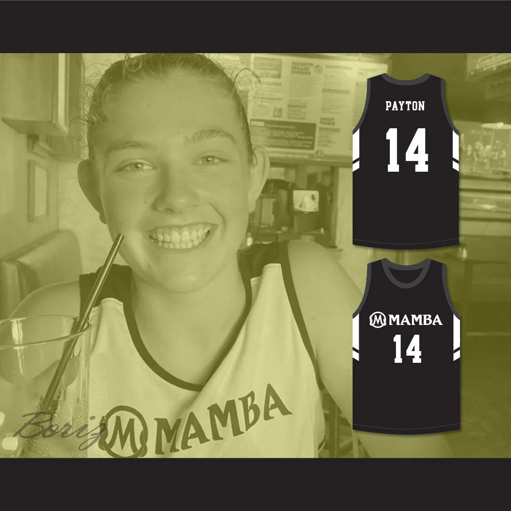 Payton 14 Mamba Ballers Black Basketball Jersey Version 3