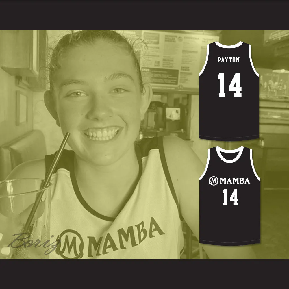 Payton 14 Mamba Ballers Black Basketball Jersey Version 4