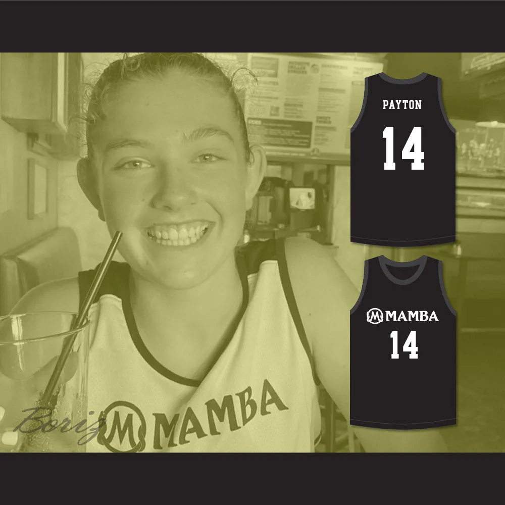 Payton 14 Mamba Ballers Black Basketball Jersey