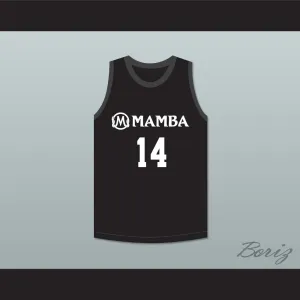 Payton 14 Mamba Ballers Black Basketball Jersey