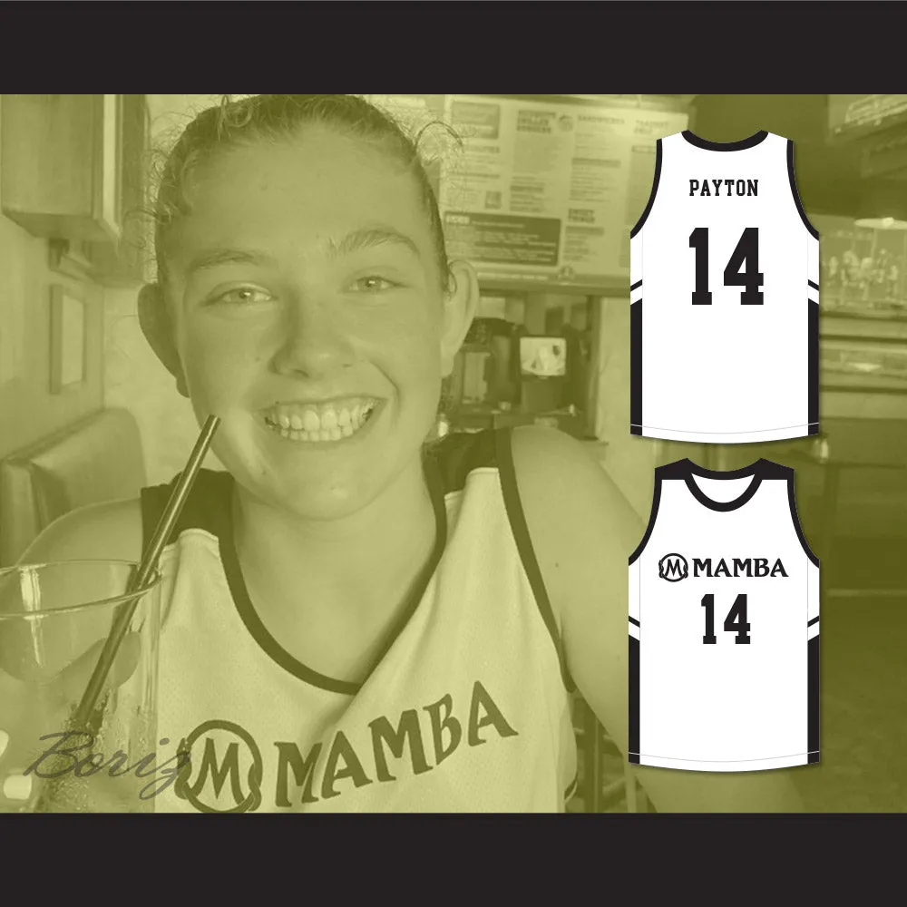 Payton 14 Mamba Ballers White Basketball Jersey Version 2